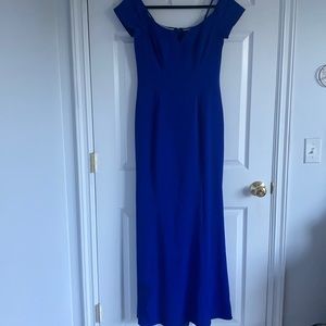 Badgley Mischka Cobalt Sweetheart Gown